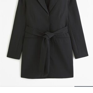 Black Belted Blazer A&F